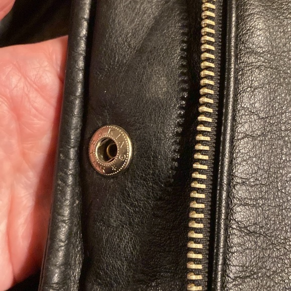 Vintage Middlebrook Park Lined Leather Jacket With Attached Belt Small - Picture 15 of 17